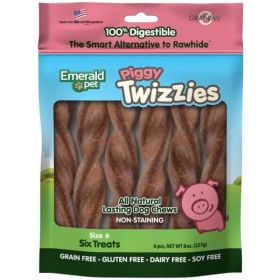 Emerald Pet Piggy Twizzies Natural Dog Chews