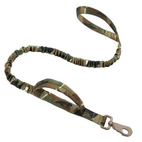 k9 leash; Bungee Dog Leash Tactical Dog Leash Nylon Adjustable Tactical Leash for Dogs Quick Release Military Dog Leash with 2 Control Handle; Bungee