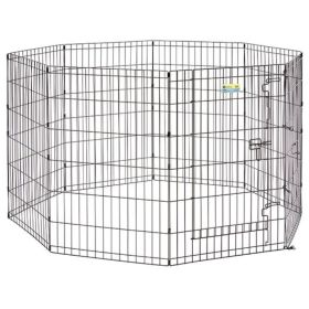 MidWest Contour Wire Exercise Pen with Door for Dogs and Pets (Option: 36" tall  1 count)