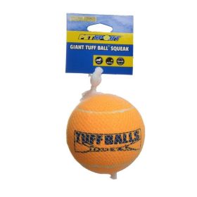 Petsport USA Tuff Ball Squeak Dog Toy (Option: Giant  1 Pack  (4" Diameter Ball))