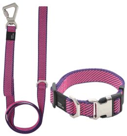 Pet Life 'Escapade' Outdoor Series 2-in-1 Convertible Dog Leash and Collar (Color: Pink)